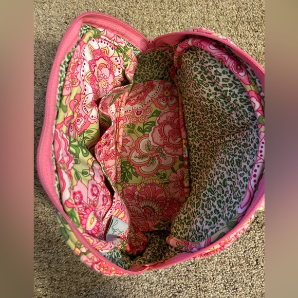 Retired 2008 Vera Bradley Bowler Handbag. Petal Pink - Picture 2 of 6